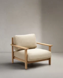 Kave Home Fauteuil Tirant Massief Teakhout
