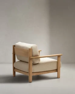 Kave Home Fauteuil Tirant Massief Teakhout