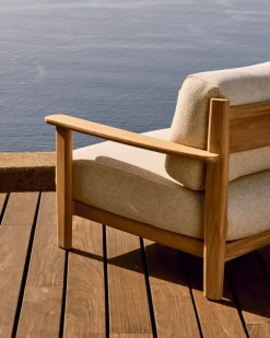 Kave Home Fauteuil Tirant Massief Teakhout