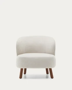 Kave Home Fauteuil Ulit Chenille Beige