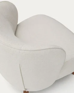Kave Home Fauteuil Ulit Chenille Beige