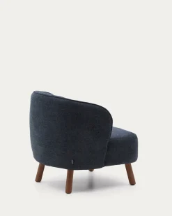 Kave Home Fauteuil Ulit Chenille Grijsblauw