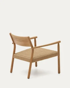 Kave Home Fauteuil Yalia Eikenhout Naturel