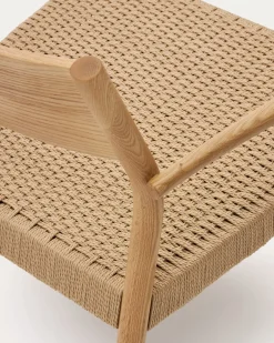 Kave Home Fauteuil Yalia Eikenhout Naturel