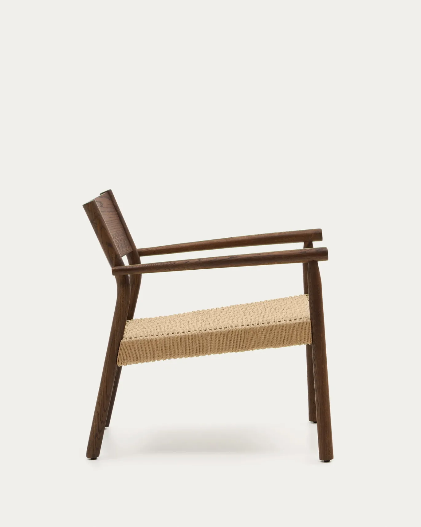 Kave Home Fauteuil Yalia Eikenhout Naturel/Walnoot