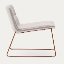 Kave Home Fauteuil Zahara Beige/Terra