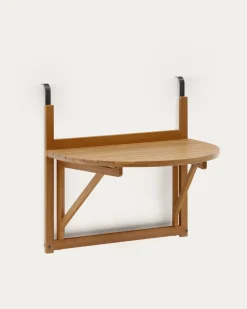 Kave Home Hangend Balkontafel Amarilis Acaciahout 50x70cm