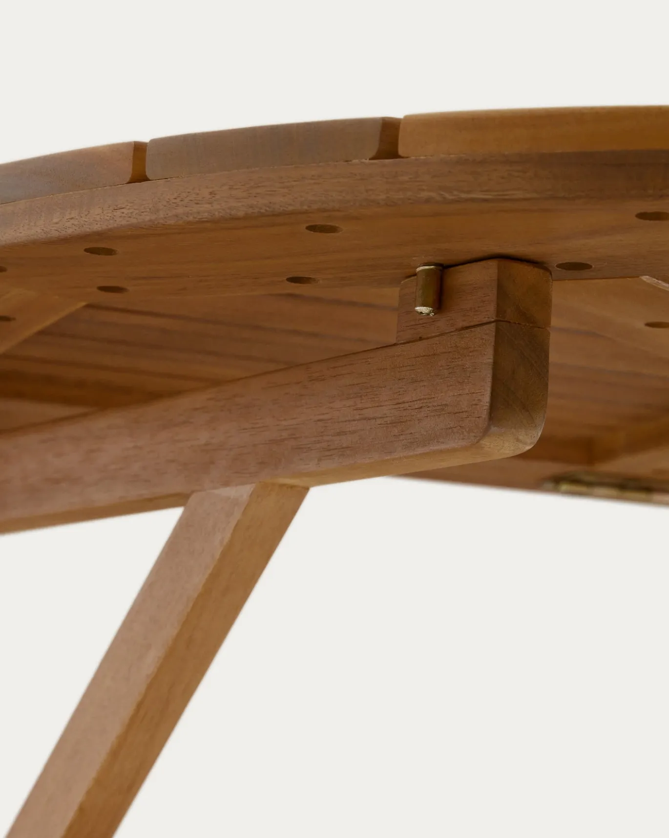 Kave Home Hangend Balkontafel Amarilis Acaciahout 50x70cm