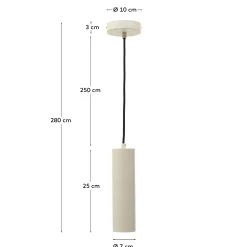 Kave Home Hanglamp Andia Beige