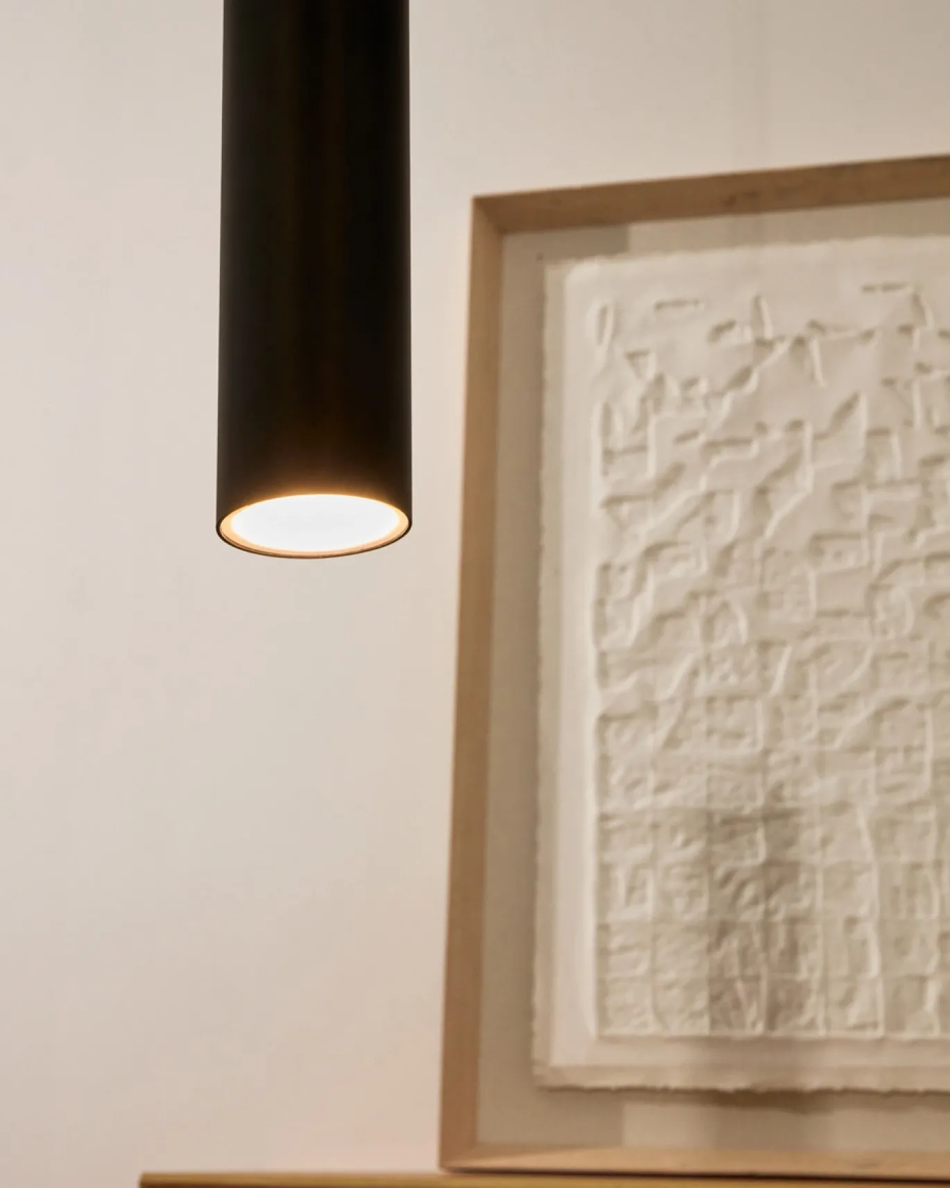 Kave Home Hanglamp Andia Zwart