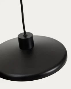Kave Home Hanglamp Nuvira Gesatineerd Zwart Metaal