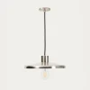 Kave Home Hanglamp Nuvira Zilver Geborsteld Metaal
