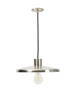 Kave Home Hanglamp Nuvira Zilver Geborsteld Metaal