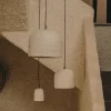 Kave Home Hanglamp Sineu Wit Papier-maché Ø34,5cm