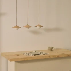 Kave Home Hanglamp Wilara Naturel 3-Lichts