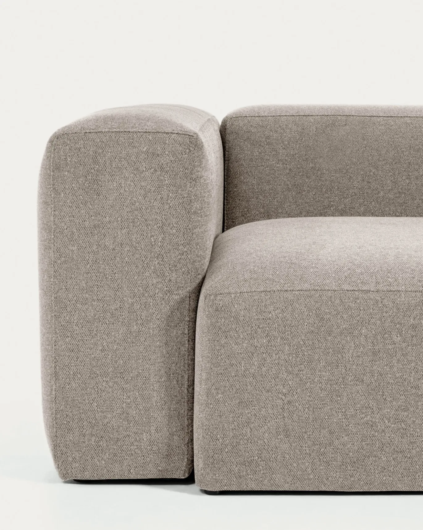 Kave Home Hoekbank Blok Beige Ecru 3-zits 290x230cm