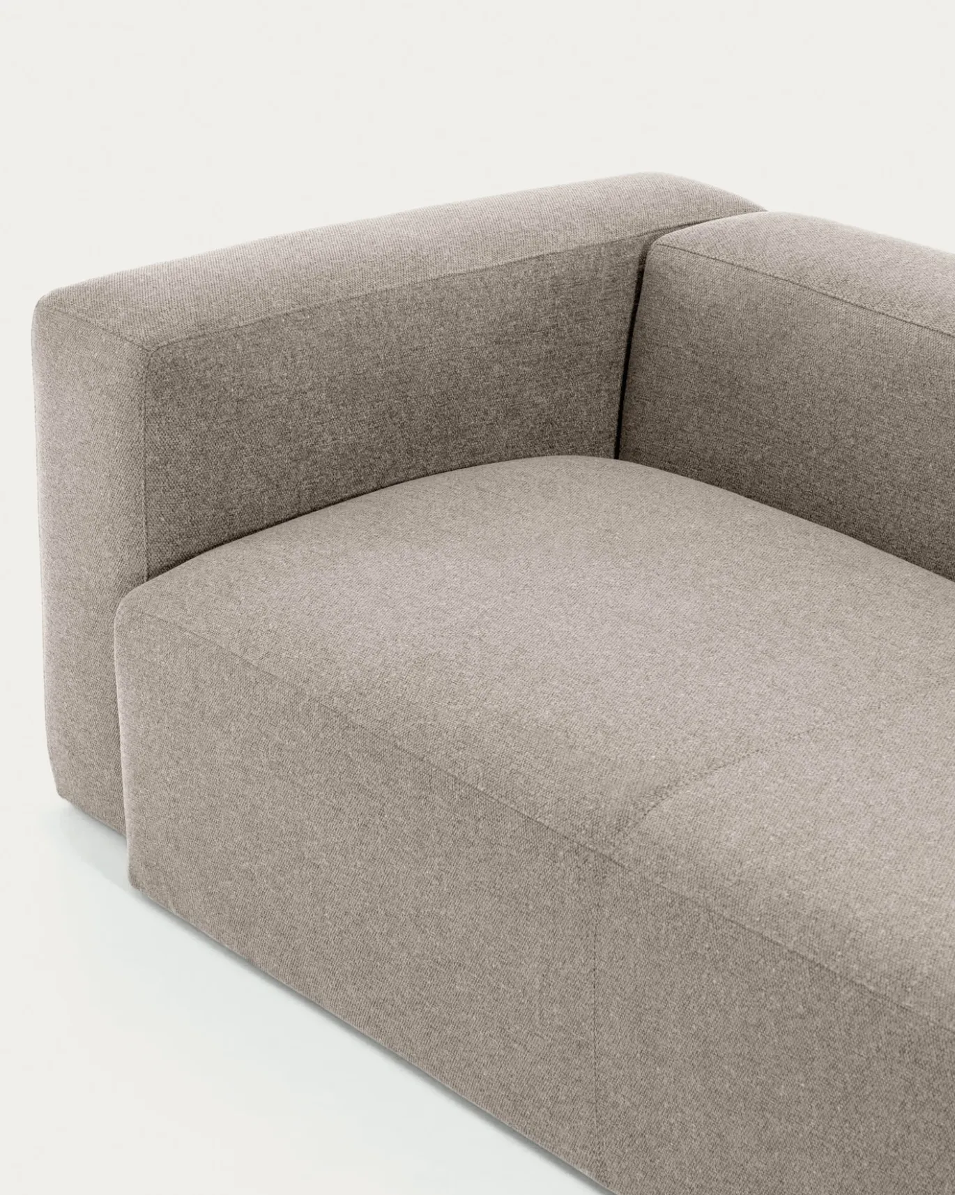Kave Home Hoekbank Blok Beige Ecru 3-zits 290x230cm