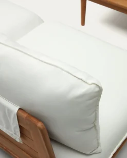Kave Home Hoekbank Portitxol 4-Modulair met Salontafel Teakhout