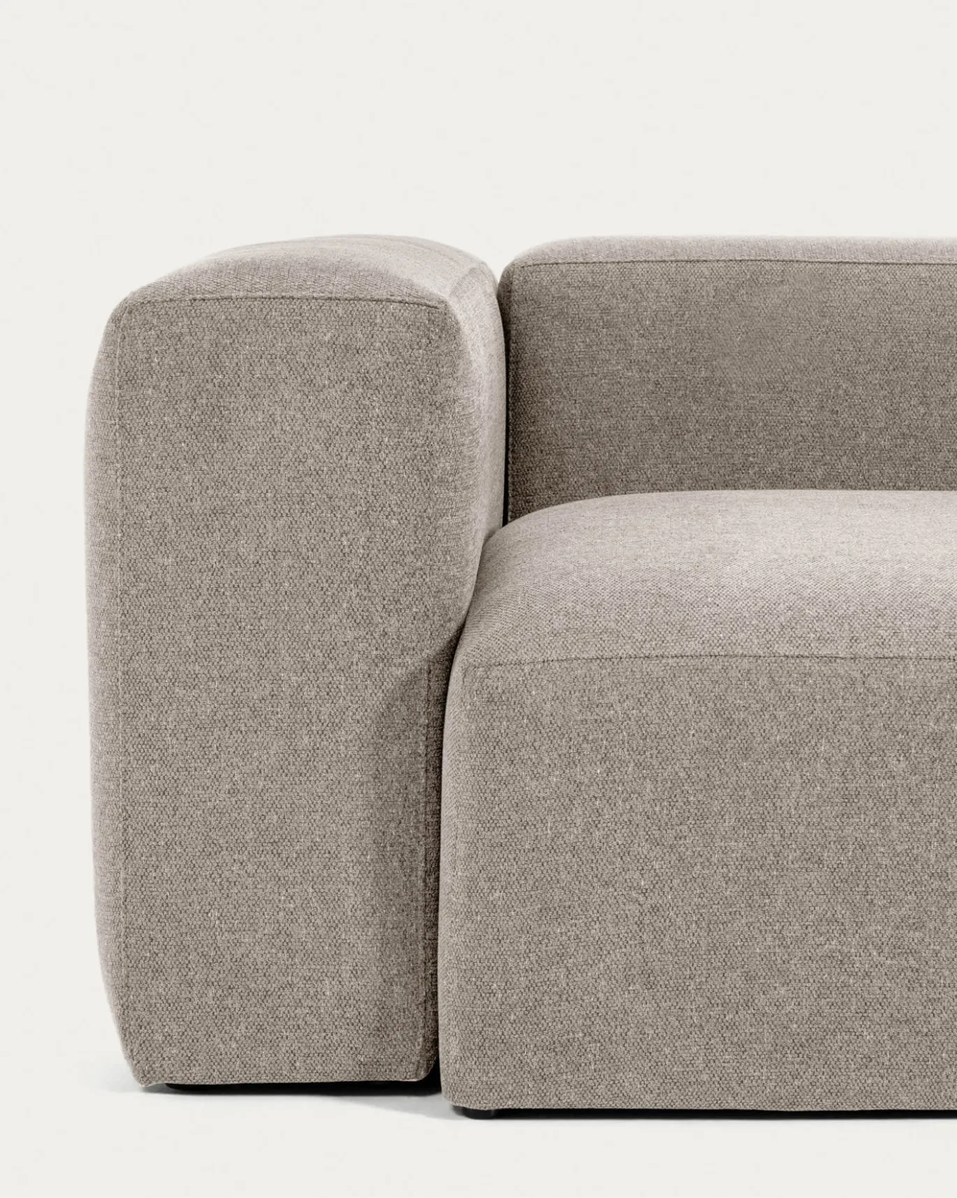 Kave Home Hoekbank 4-zits Blok Beige Ecru 320x230cm