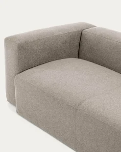 Kave Home Hoekbank 4-zits Blok Beige Ecru 320x230cm