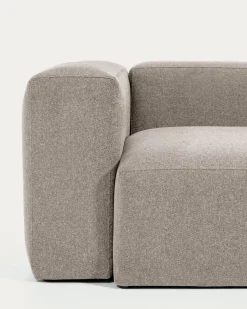 Kave Home Hoekbank 5-zits Blok Beige Ecru 320x290cm