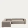 Kave Home Hoekbank 6-zits Blok Beige Ecru320x320cm