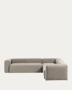 Kave Home Hoekbank 6-zits Blok Beige Ecru320x320cm
