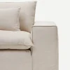 Kave Home Hoes Anarela Beige Voor 2-zitsbank Linnen