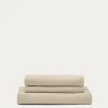 Kave Home Hoes Voor Fauteuil Nora Taupe Linnen en Katoen 92cm