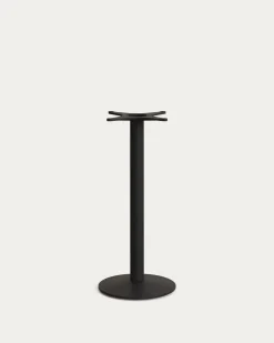 Kave Home Hoge Bartafel Saura Wit Metaal Terrazzo 96xØ70cm