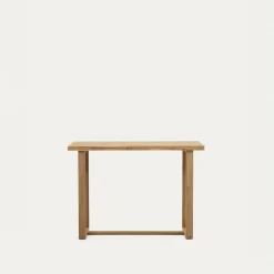 Kave Home Hoge Tafel Canadell Outdoor Massief Gerecycled Teakhout 140x70cm
