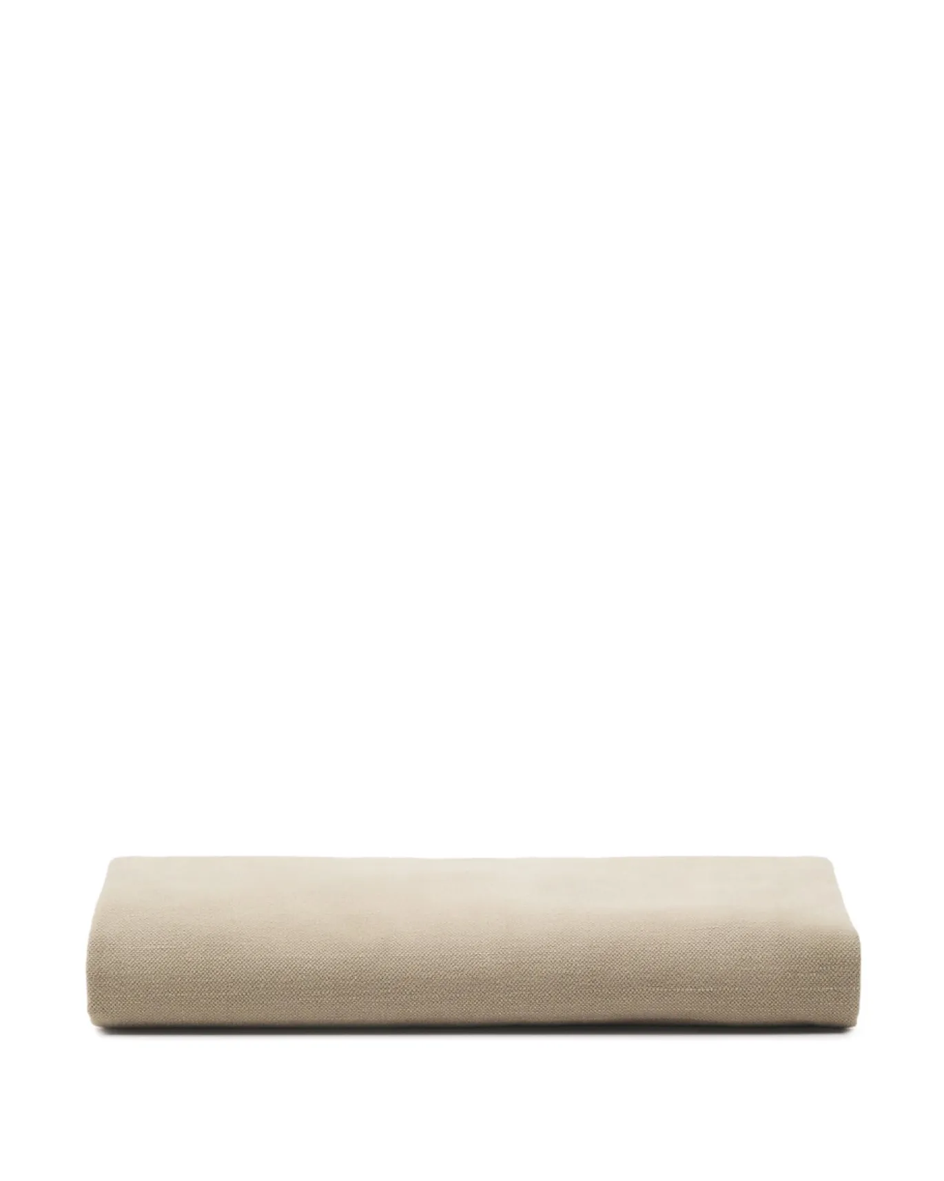 Kave Home Hoofdbordhoes Jaira Linnen Katoen Taupe 150cm