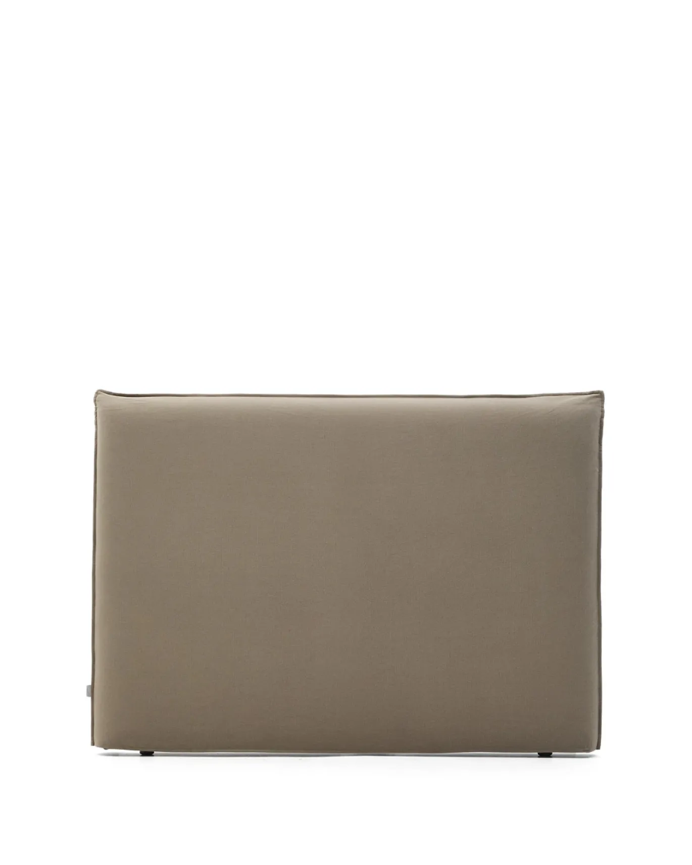 Kave Home Hoofdbordhoes Jaira Linnen Katoen Taupe 150cm