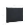 Kave Home Hoofdbord Jaira Antraciet 160cm