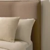 Kave Home Hoofdbord Jaira Taupe Linnen En Katoen Voor Bed Van 90cm