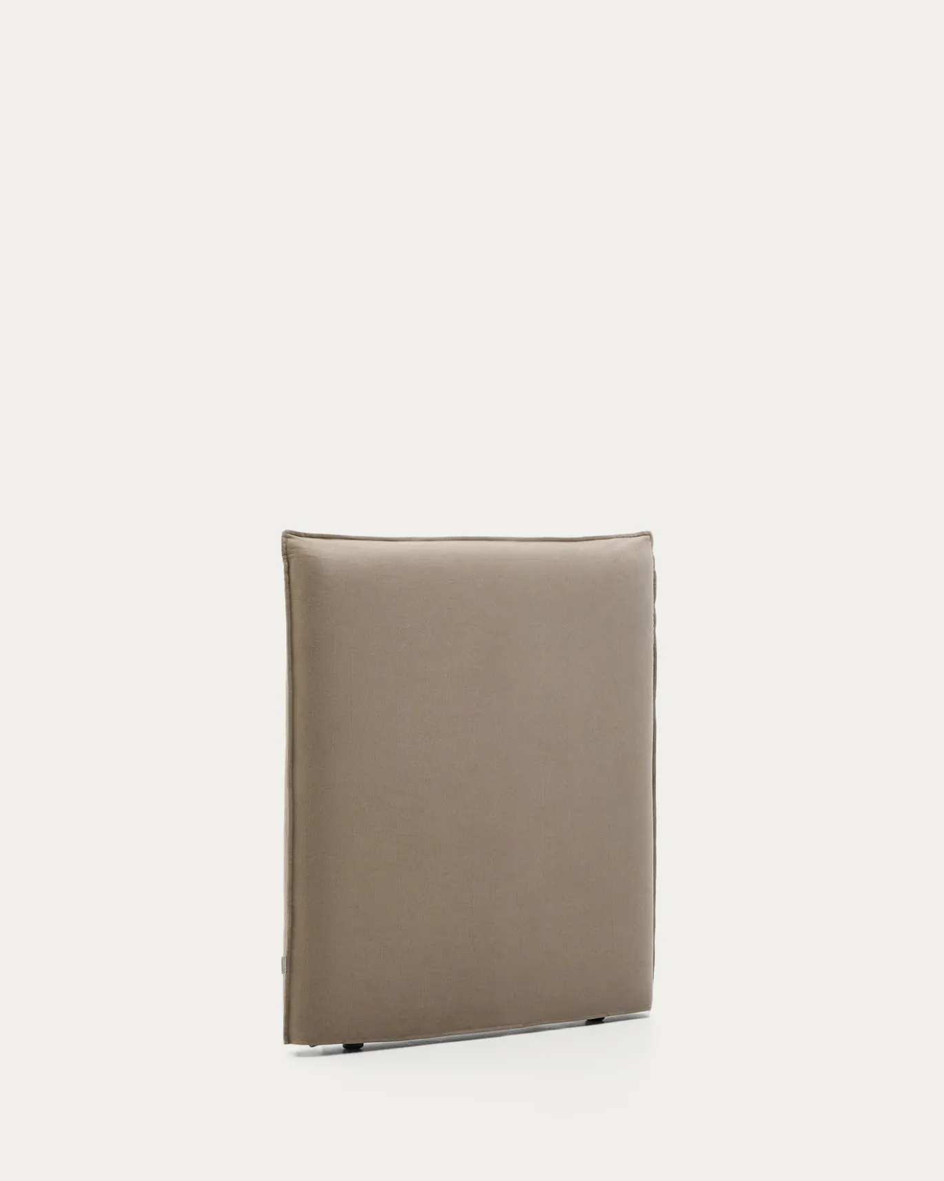 Kave Home Hoofdbord Jaira Taupe Linnen En Katoen Voor Bed Van 90cm