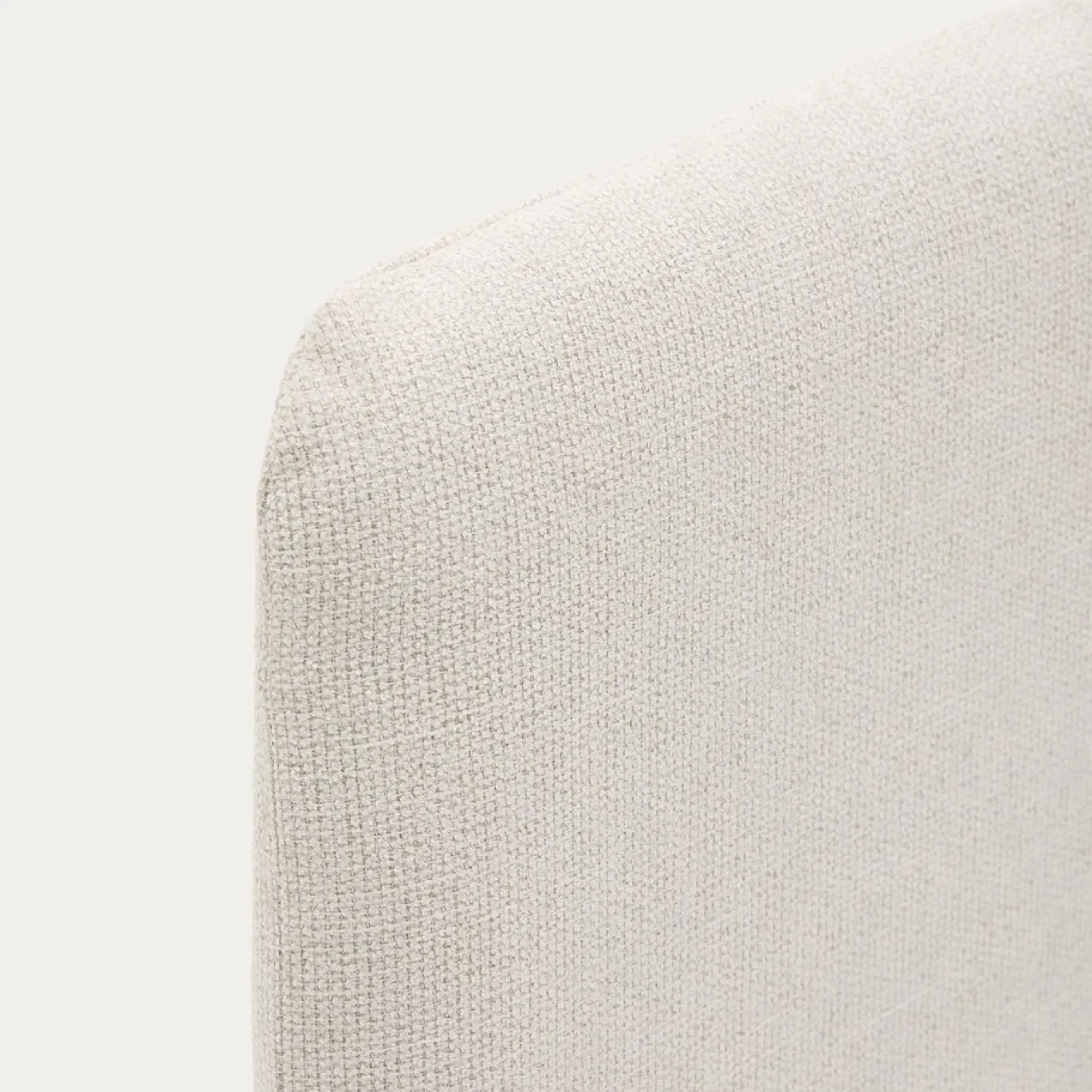 Kave Home Hoofdbord Valma Chenille Parel 160cm