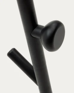 Kave Home Kapstok Nadue Massief Beukenhout Zwart 170cm