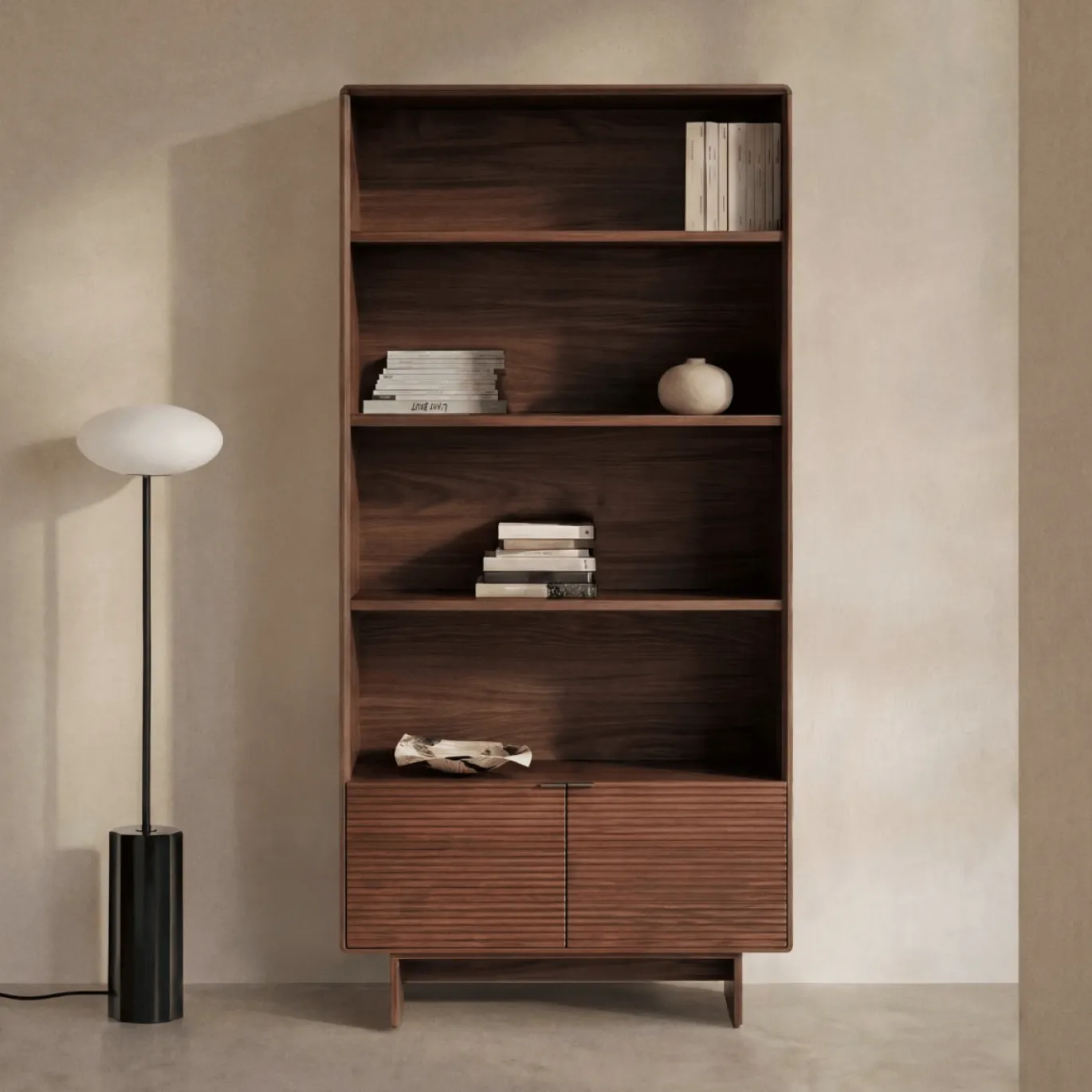 Kave Home Kast Norlen Walnoot 190cm