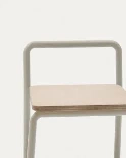 Kave Home Kinderstoel Tinn Essenfineer met Beige Frame
