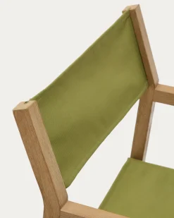 Kave Home Klapstoel Vilara Groen Outdoor Acaciahout