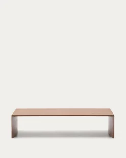 Kave Home Koffietafel Litto Natuurlijk Afgewerkt Walnootfineer 140x70cm