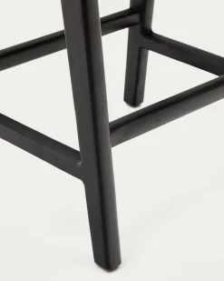 Kave Home Kruk Calixta Leer Zwart
