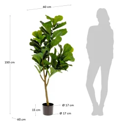 Kave Home Kunstplant Ficus 150cm