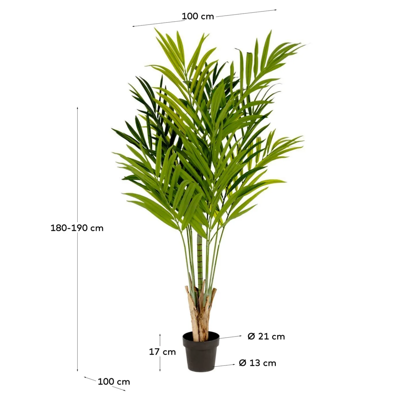 Kave Home Kunstplant Palmera 180cm