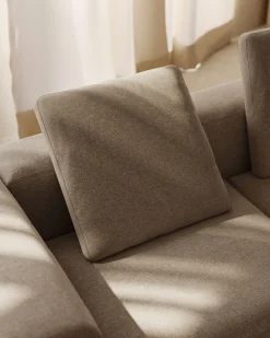 Kave Home Kussen Blok Chenille Beige 60cm