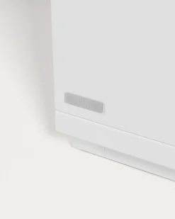 Kave Home Ladekast Abilen Eikenfineer Wit 90x75cm