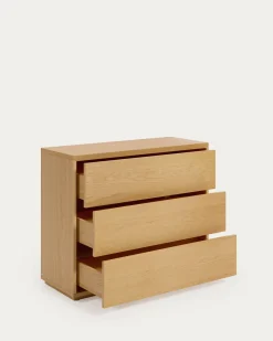 Kave Home Ladekast Abilen Eikenfineer 90x75cm
