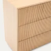 Kave Home Ladekast Helvine Eikenfineer En Gehard Glas 86x79cm