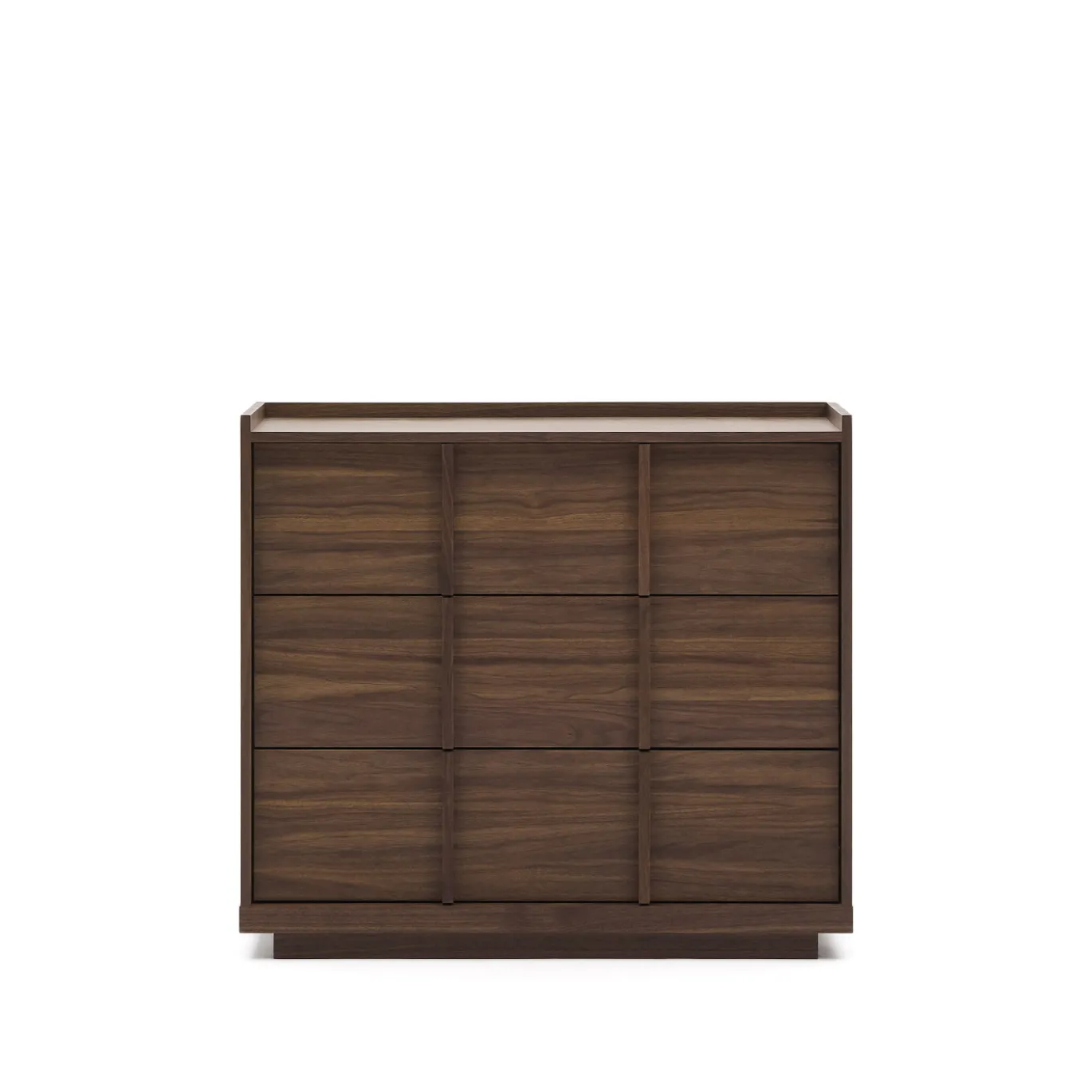 Kave Home Ladekast Onix Walnoot 3-Lades